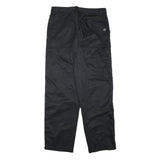 KJB Mens Polyester Blend Black Relaxed Fit Straight Trousers W32 L31 Comfortable