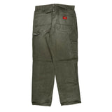 Dickies Cargo Pants - 33W 33L Green Cotton