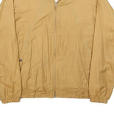 JACK'S Mens Beige Cotton Blend Zip Jacket M Plain Casual Lightweight