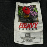 Hogs Breath Saloon Fruit Of The Loom Single Stitch T-Shirt - XL Black Cotton