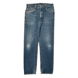 505 Levis Jeans - 33W 34L Blue Cotton