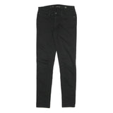 LEVI'S Womens Black Slim Skinny Denim Jeans Cotton Blend W26 L27 Stretch Zip