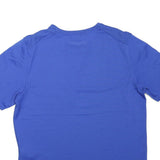 NIKE Mens Blue Stay Lost Graphic T-Shirt M Short Sleeve Crew Neck Sports Casual