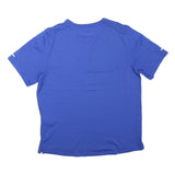 NIKE Mens Blue Stay Lost Graphic T-Shirt M Short Sleeve Crew Neck Sports Casual