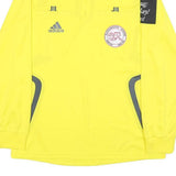 ADIDAS Switzerland FA Mens Yellow Long Sleeve Football Referee Jersey M