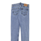 LEVI'S Mens Slim Fit Blue Denim Cotton Blend Jeans W27 L30 Classic Zip Pocket