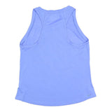 NEW BALANCE Womens Blue Running Vest L Sleeveless V-Neck Sports Active Wear