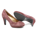 CLARKS Womens Mauve Platform Heeled Shoes Synthetic UK 6.5 Comfortable Elegant