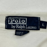 Polo By Ralph Lauren Polo Shirt - Large White Cotton