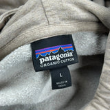 Patagonia Graphic Hoodie - Large Beige Cotton