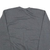 CHAMPION Mens Grey Pullover Sweatshirt M Classic Logo Cotton Blend Comfort