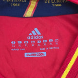 Spain National Team Adidas 2011-13 Home Xavi Football Shirt - XL Red Polyester