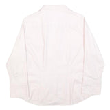 JAEGER Womens White Shirt Long Sleeve Collared Button Neck UK 14 Classic Cotton