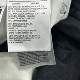 Levis Jeans - 30W 30L Black Cotton