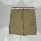 Wrangler Cargo Shorts - 34W 11L Khaki Cotton