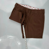 Dickies Chino Shorts - 34W 6L Brown Cotton