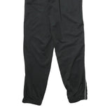 ADIDAS Mens Joggers Black & White Slim Tapered S W26 L30 Sports Logo