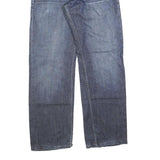 CARS JEANS Mens Jeans Blue Regular Straight Denim Medium W32 L34 Button Closure