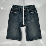 Machine Denim Shorts - 30W 12L Dark Wash Cotton