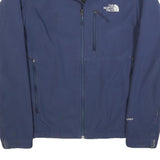 THE NORTH FACE Mens Blue Softshell Jacket S Polyester Blend Zip Outdoor Athletic