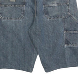 LEE Mens Denim Blue Casual Carpenter Shorts XL W38 Cotton Blend Comfort Fit