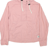 THE NORTH FACE Womens Pink Cotton Hooded Jacket XS Zip Pullover Casual