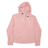 THE NORTH FACE Womens Pink Cotton Hooded Jacket XS Zip Pullover Casual