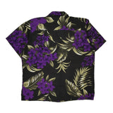 Favant Floral Hawaiian Shirt - XL Black Viscose