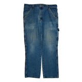 Wrangler Carpenter Jeans - 35W 30L Blue Cotton