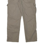 WRANGLER Mens Relaxed Cargo Cotton Blend Beige Trousers W32 L28 Casual Workwear