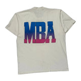 Mba Fruit Of The Loom Single Stitch T-Shirt - Large White Cotton