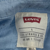Levis Shirt - Large Blue Cotton