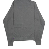 CHAMPION Mens Grey Pullover Hoodie S Cotton Blend Drawstring