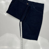 Wrangler Shorts - 32W 10L Navy Corduroy