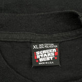 Screen Stars Single Stitch T-Shirt - XL Black Cotton Blend