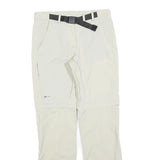 NRG Womens Polyester Blend Beige Slim Zip Trousers W28 L29 Outdoor Adjustable