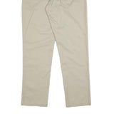 DICKIES Mens Slim Beige Cotton Blend Slim Straight Trousers W32 L29 Workwear