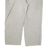 CARHARTT Mens Cotton Blend Beige Relaxed Straight Trousers W44 L28 Workwear