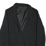 ZARA BASIC Womens Black Jacket XS Acrylic Blend Plain Classic Tailored