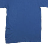 COCA COLA Mens Blue Graphic T-Shirt M Short Sleeve Crew Neck Korean Text Print