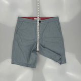 Quiksilver Chino Shorts - 33W 10L Grey Cotton Blend