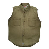 Levis Denim Vest - XL Khaki Cotton