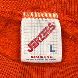 Volunteers Jerzees Graphic Sweatshirt - Large Orange Cotton Blend