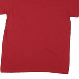 ADIDAS Mens Red Metros Graphic T-Shirt L Short Sleeve Crew Neck Cotton Blend