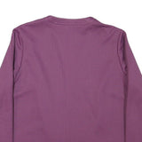 Womens Purple Plain Jacket M Polyester Regular Fit Long Sleeve No Hood