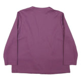 Womens Purple Plain Jacket M Polyester Regular Fit Long Sleeve No Hood