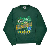 Green Bay Packers Lee Sport Football Sweatshirt - 2XL Green Cotton