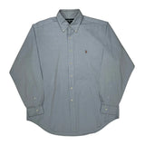 Yarmouth Ralph Lauren Shirt - Large Blue Cotton