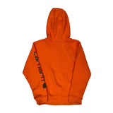 Age 10-12 Carhartt Hoodie - Medium Orange Cotton