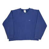 Nike Sweatshirt - XL Blue Cotton